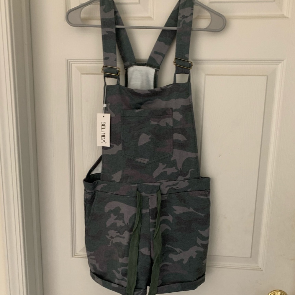 Camo Overall Romper